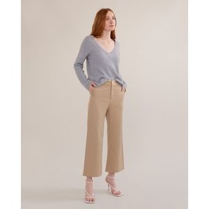 Modern Citizen Cropped High Rise Wide Leg Trousers